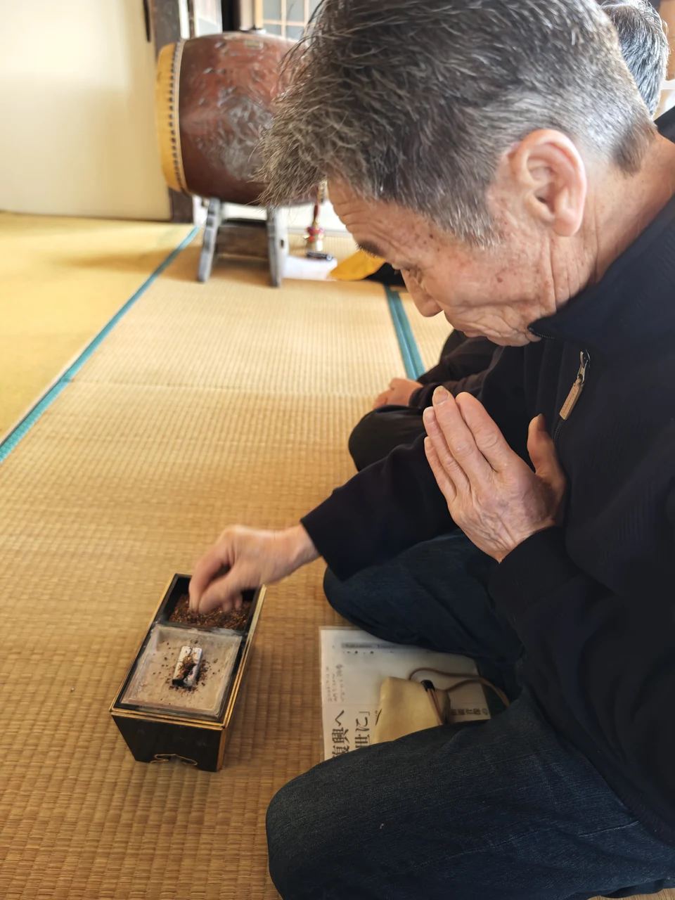 法要後の境内